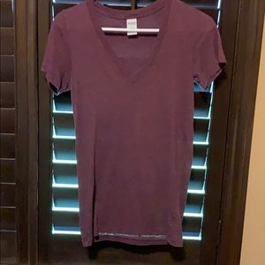 Victoria’s Secret Pink maroon v-neck
